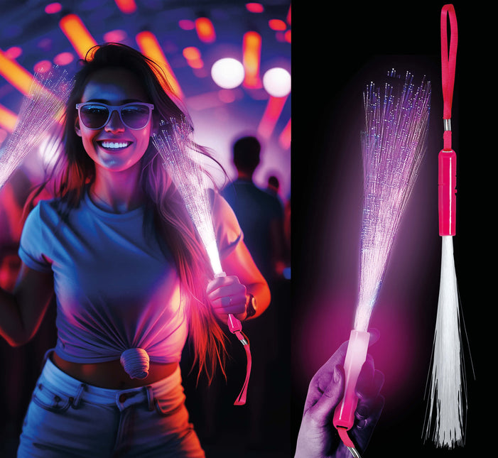 Fibres de verre colorées en forme de bâton 25cm