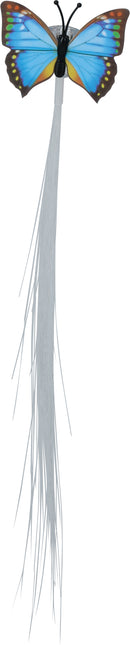 33 cm de fibre optique, led, touffe avec papillon