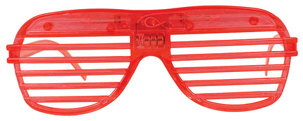 Lunettes rouges avec lumière