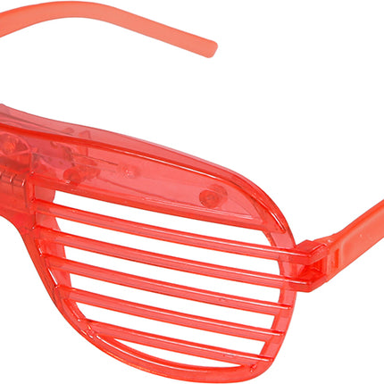Lunettes rouges avec lumière