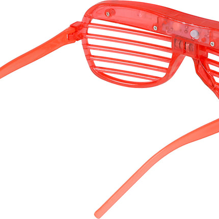 Lunettes rouges avec lumière