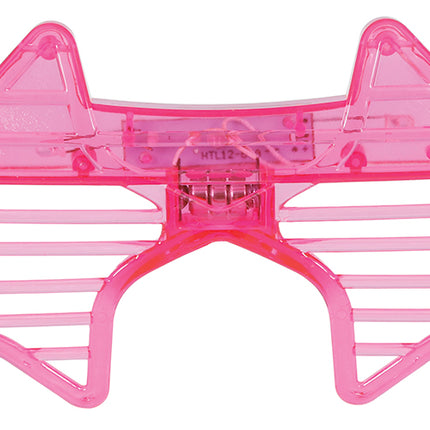 Lunettes étoilées roses avec lumière