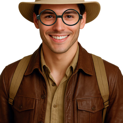 Lunettes de protection noires en pvc