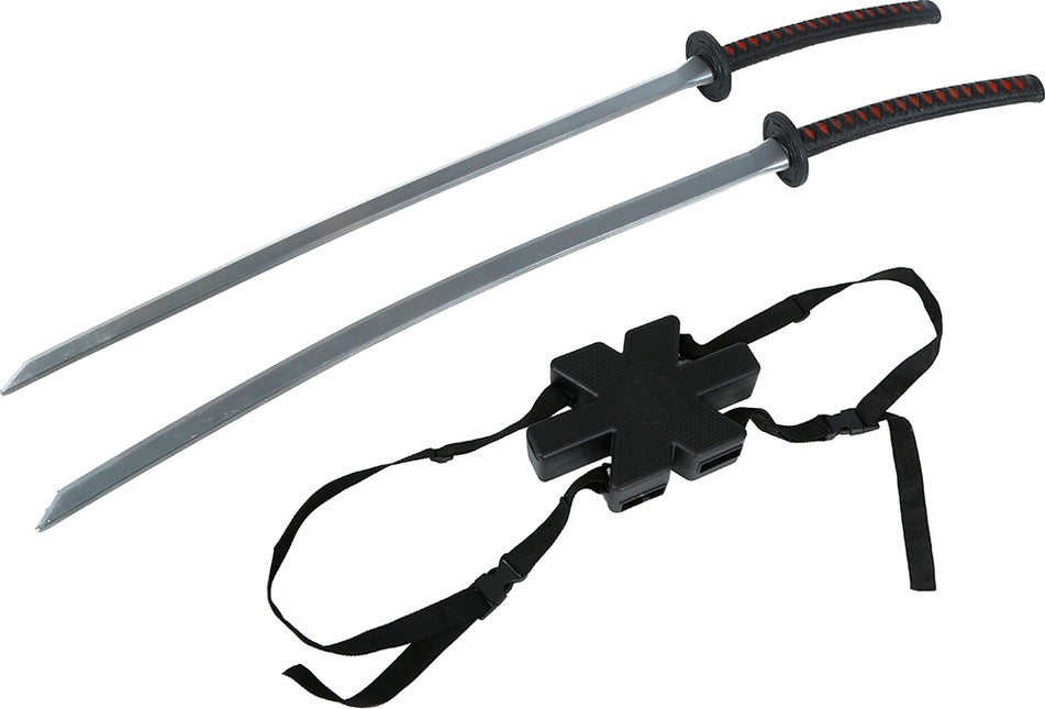 Faux sabre noir Samurai 95cm 2pcs