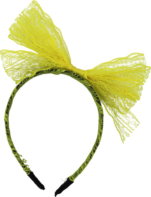 Neon 80S Set d'accessoires jaune 5 pièces