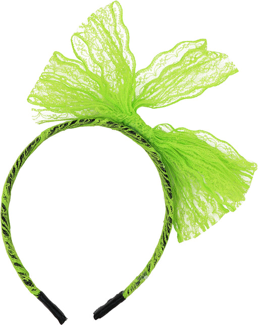 Jeu d'accessoires Neon 80S Vert vif 5 pièces