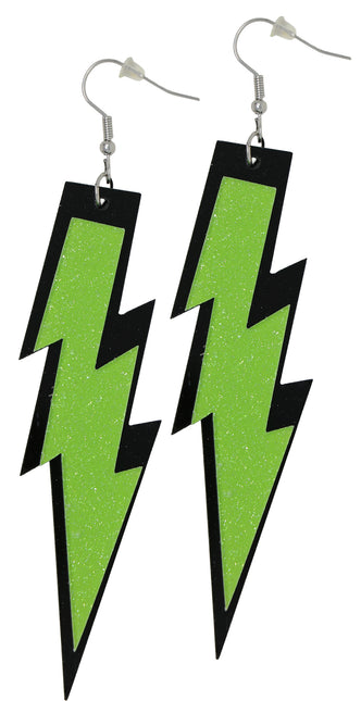 Jeu d'accessoires Neon 80S Vert vif 5 pièces