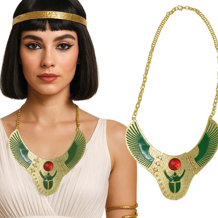 Collier Cléopâtre Or Vert