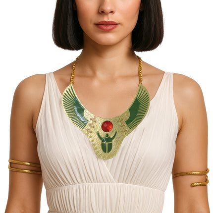 Collier Cléopâtre Or Vert