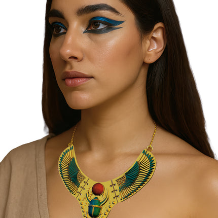 Collier Cléopâtre Or Vert