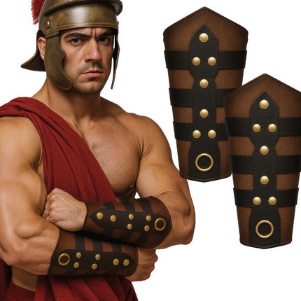 Bracelet romain marron 2pcs