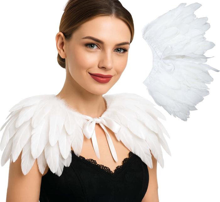 Cape en plumes 90x30cm