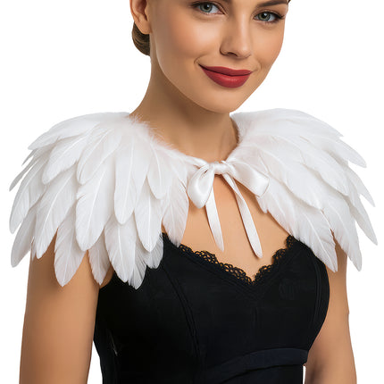 Cape en plumes 90x30cm