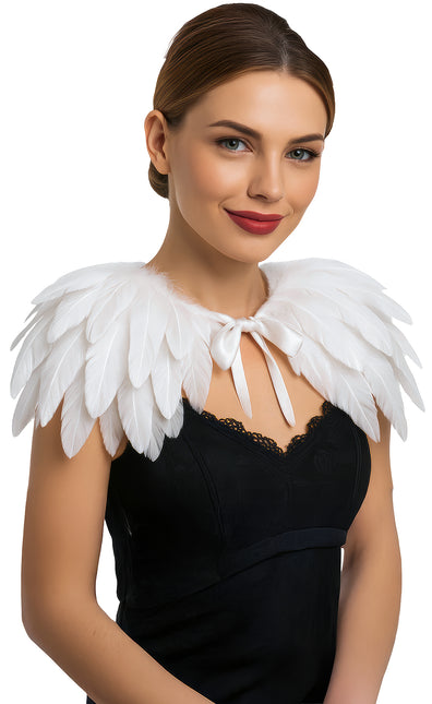Cape en plumes 90x30cm