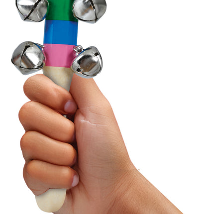 Hochet en bois Jingle Bell 20cm
