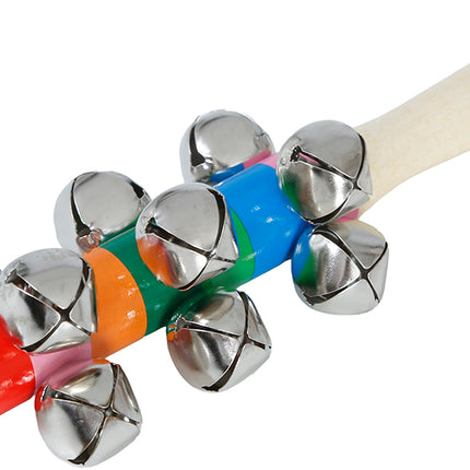 Hochet en bois Jingle Bell 20cm