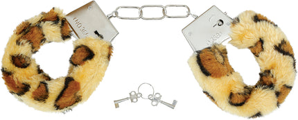 Menottes en léopard Marron Beige