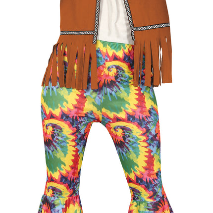 Pendentif hippie multicolore 6 cm