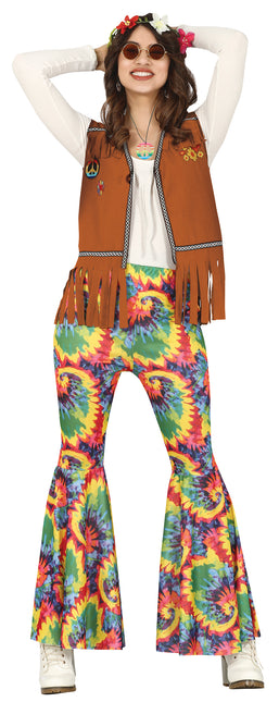 Pendentif hippie multicolore 6 cm