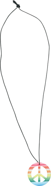 Pendentif hippie multicolore 6 cm