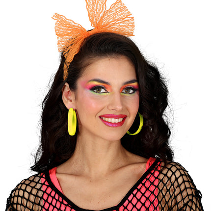 Boucles d'oreilles néon