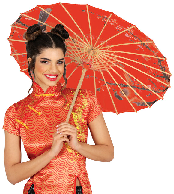 Parapluie japonais rouge 82 cm