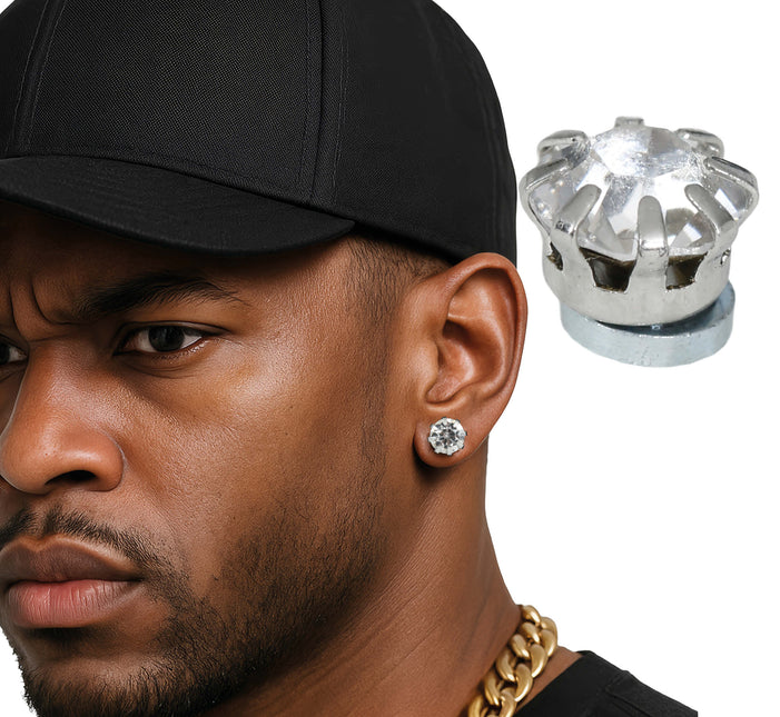 Blister avec 2 boucles d'oreilles magnétiques