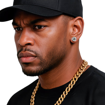 Blister avec 2 boucles d'oreilles magnétiques