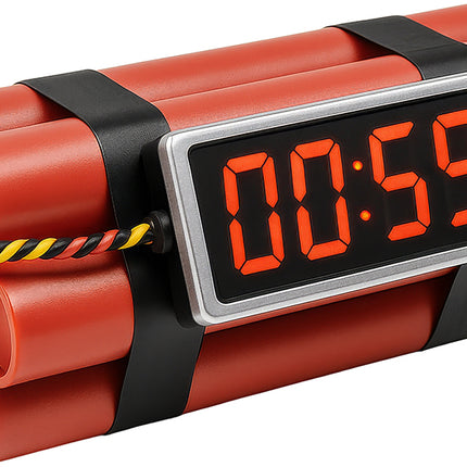 Rouge Noir Fausse Dynamite 22cm