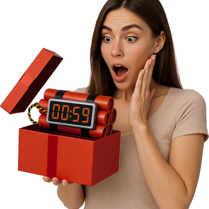 Rouge Noir Fausse Dynamite 22cm