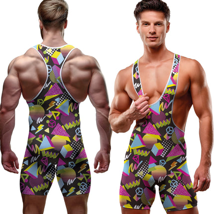 Combinaison Néon 80S Hommes