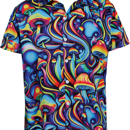 Chemise psychédélique à champignons