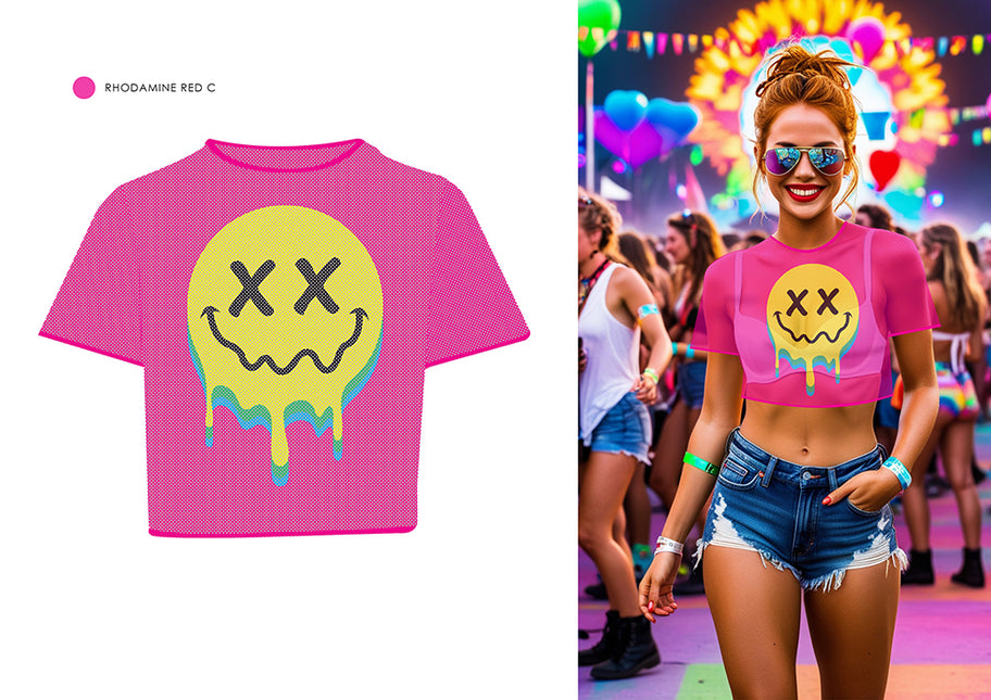 T-shirt en maille acide