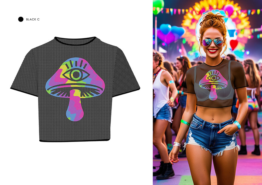 T-shirt en maille Shrooms