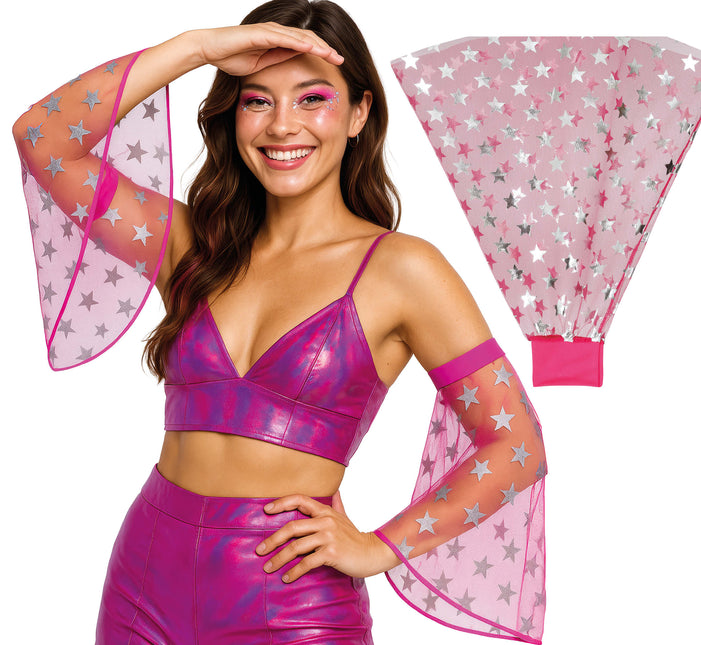 Manches papillon Disco 70S Étoiles