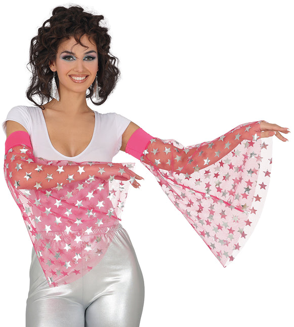 Manches papillon Disco 70S Étoiles