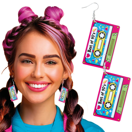 Boucles d'oreilles à cassette