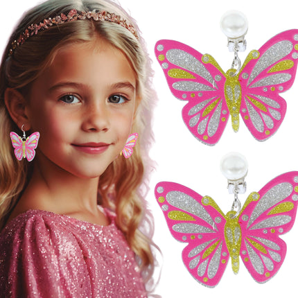 Boucles d'oreilles papillon
