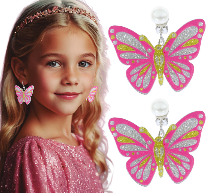 Boucles d'oreilles papillon