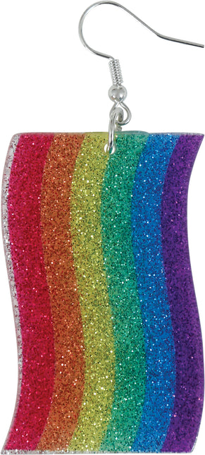 Boucles d'oreilles arc-en-ciel