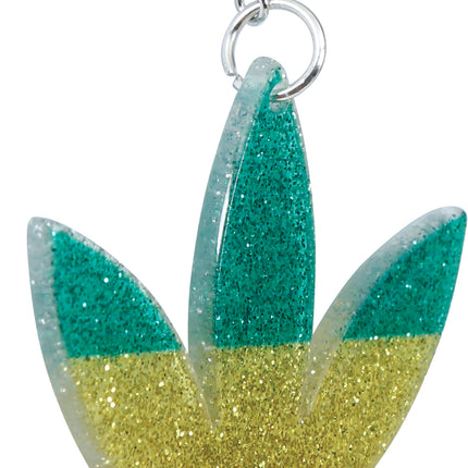 Boucles d'oreilles en forme de feuille de marijuana