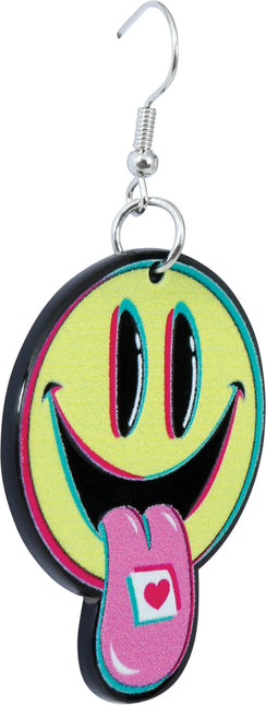 Boucles d'oreilles Festival Smiley
