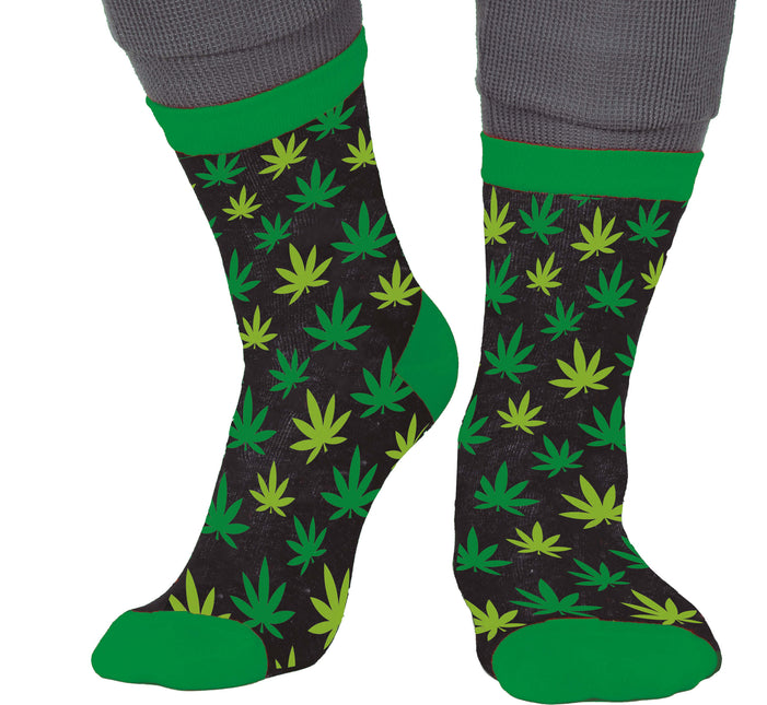 Chaussettes anti-mauvaises herbes Noir Vert Adultes