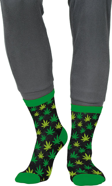 Chaussettes anti-mauvaises herbes Noir Vert Adultes