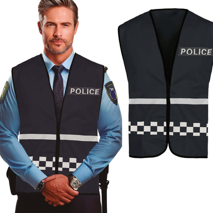 Gilet de police noir