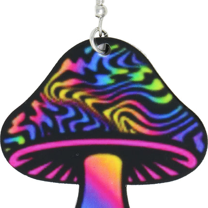 Boucles d'oreilles champignon