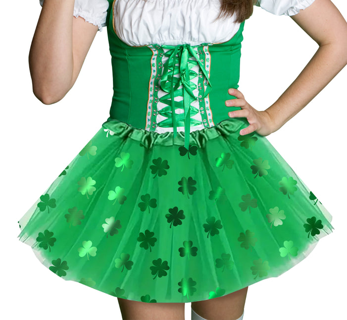 St Patrick's Day Tutu Ladies 40cm