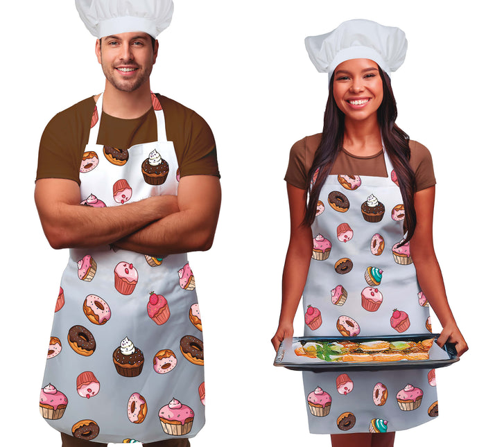 Cupcakes au tablier coloré