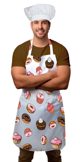 Cupcakes au tablier coloré