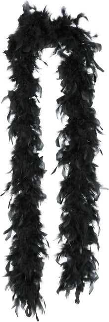 Plume de boa, 80 gr noir